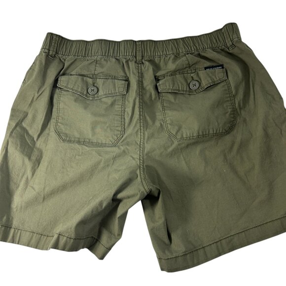 Social Standard by Sanctuary Shorts Womens XXL Green Casual Roll Tab Cuff - Picture 2 of 9
